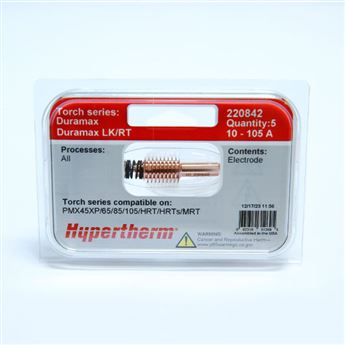 Electrode, Duramax and Duramax Lock, 10-105 A